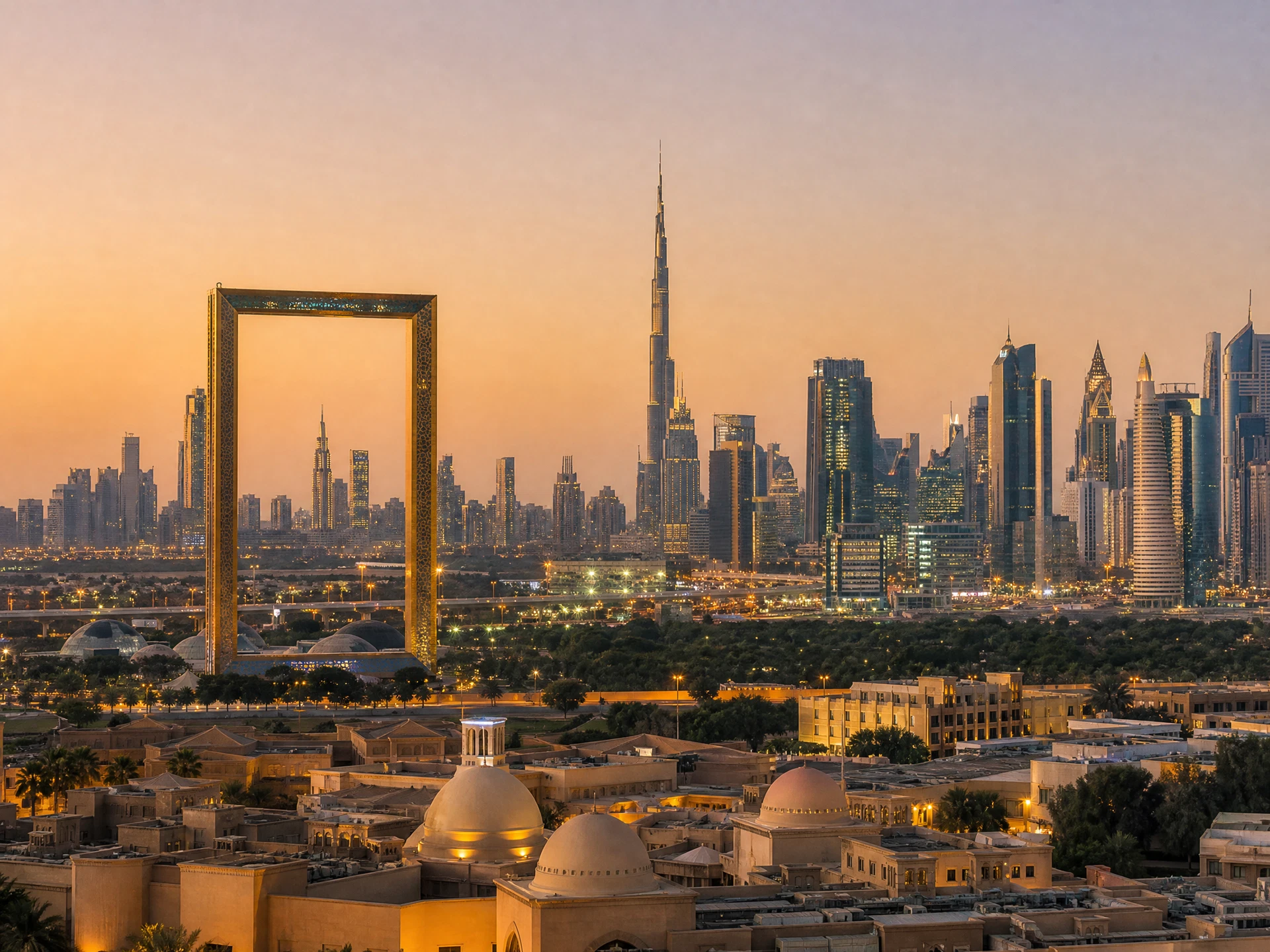 Illustrative Dubai city skyline for a sightseeing enquiry